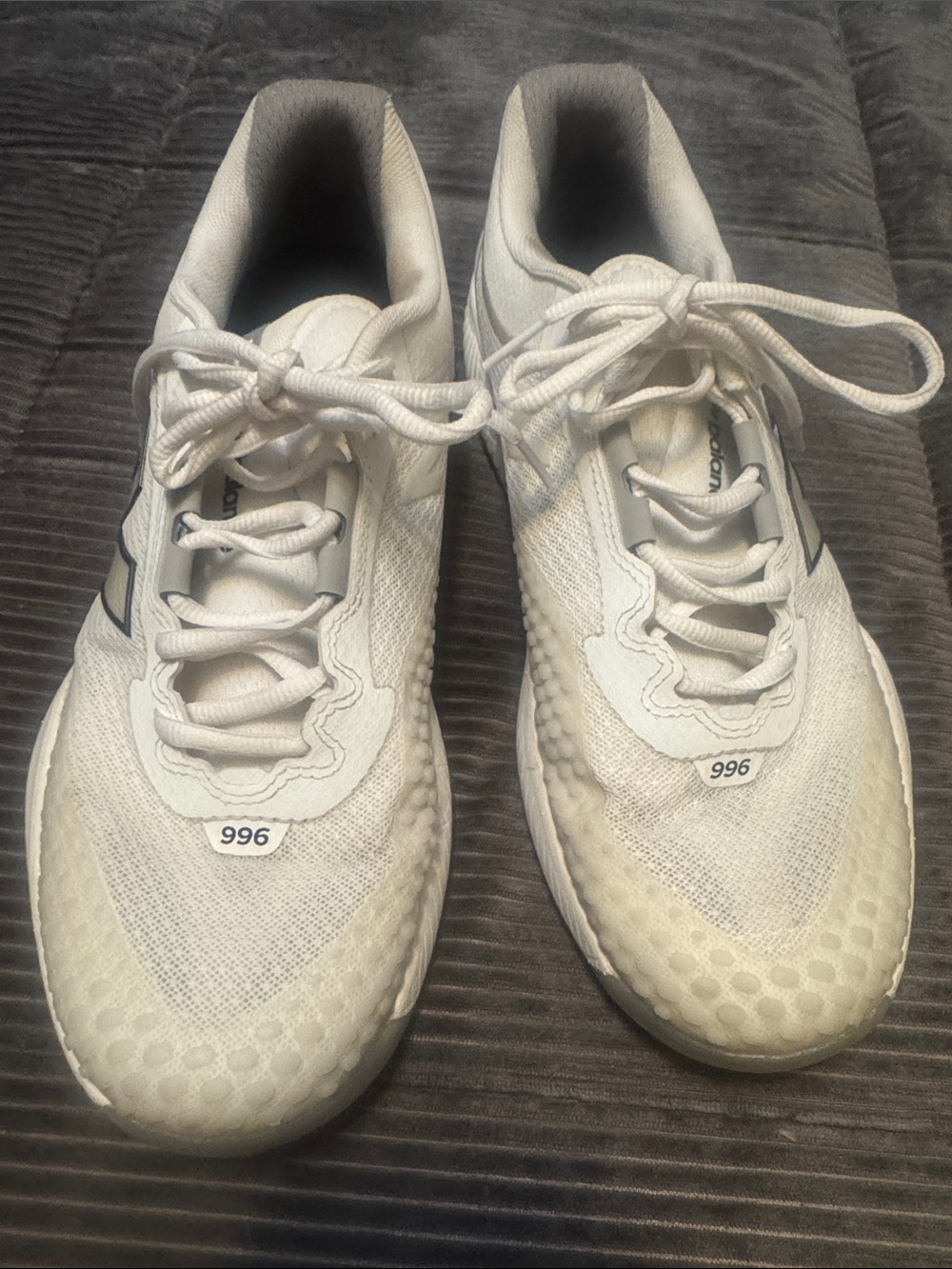 New Balance Men's White Athletic Shoes 996 - Lightweight Running Sneakers
